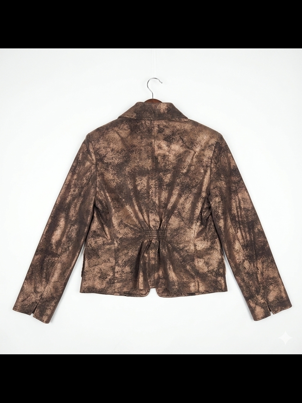 Vintage Metallic Bronze Textured Blazer Jacket - C9 by Champion Size 6 - Picture 2 of 12
